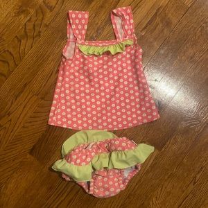 Size 24 month 2 piece swim suit